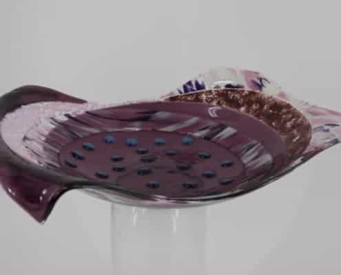 Mark Benne Marks Glass fusion - Schaal Purple Play