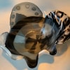 Mark Benne Marks Glass fusion - chaal zwart/wit retro