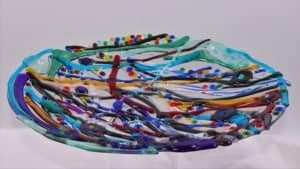Mark Benne Marks Glass Fusion, Colourful Happy Times