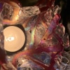 Mark Benne Marks Glass Fusion waxinelicht koraalrif rood 8