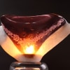 Mark Benne vaasje waxinelicht Purple Pinky White 1